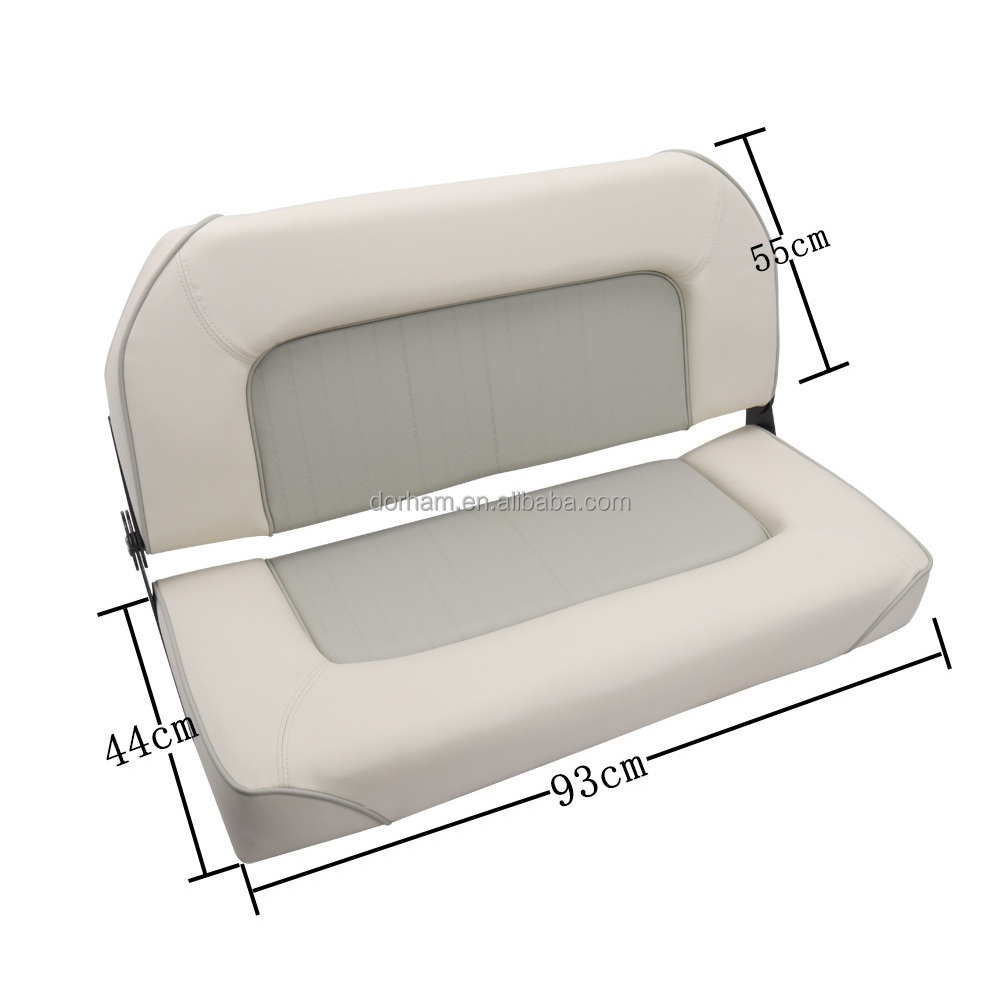 Fishing Boat Seat - Siège de bateau pliable double, dossier